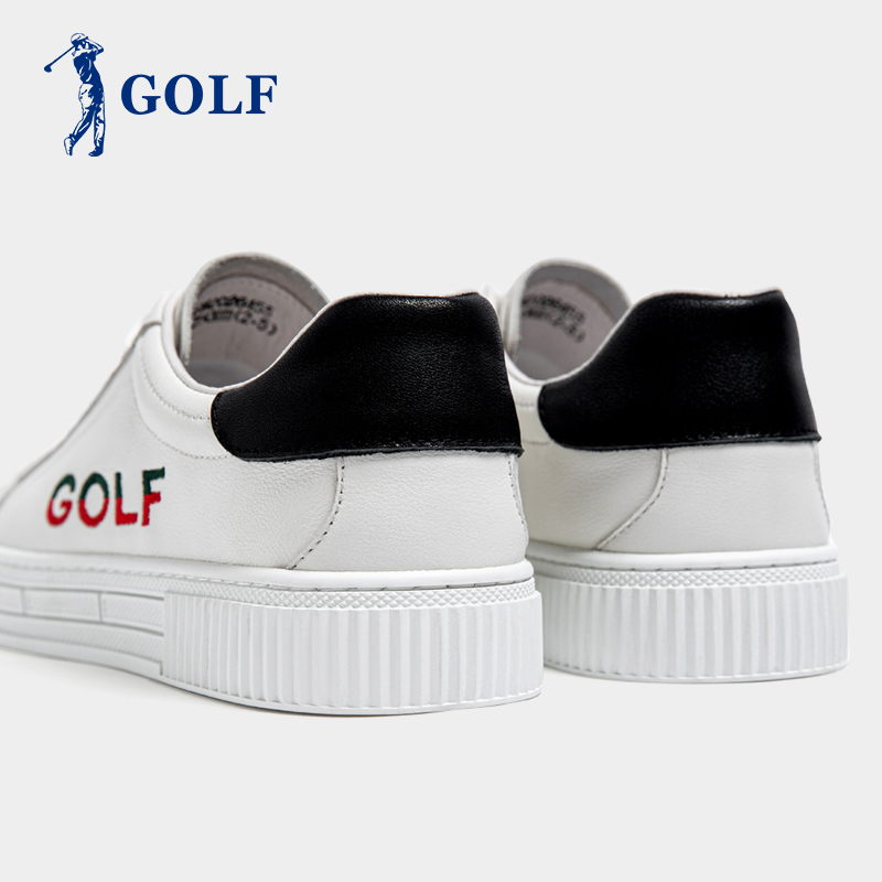 高尔夫/GOLF男鞋男士休闲鞋2020春季新款男鞋潮流百搭鞋子男时尚透气真皮板鞋