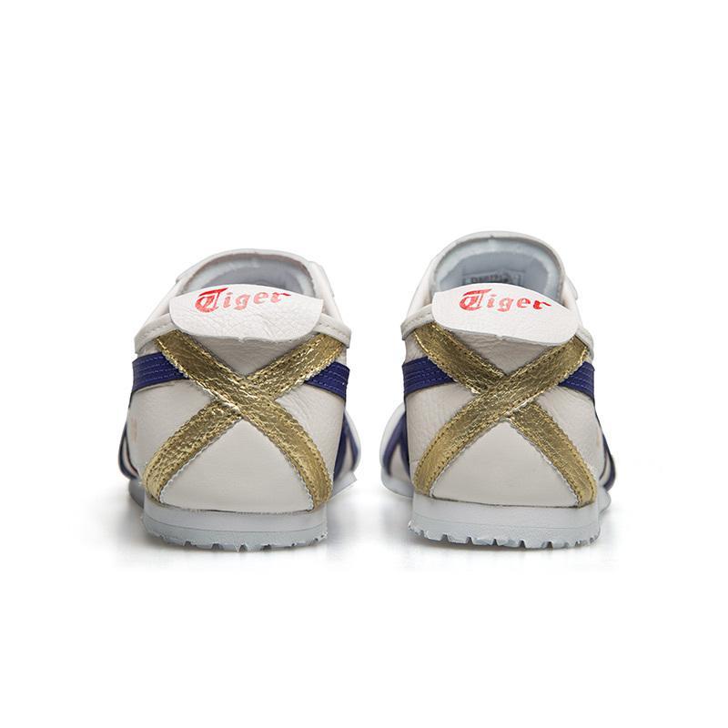 鬼塚虎Onitsuka Tiger 红白蓝MEXICO 66 烫金男女运动 休闲鞋 D507L