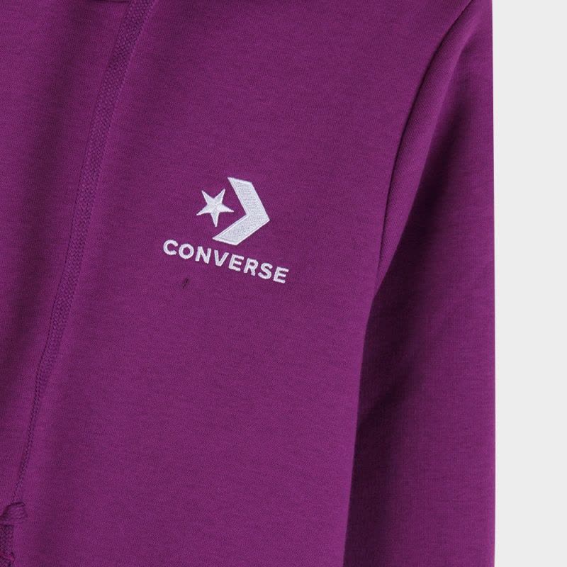 CONVERSE匡威女子秋冬防风保暖针织加绒套头衫10008819-A07A01图片