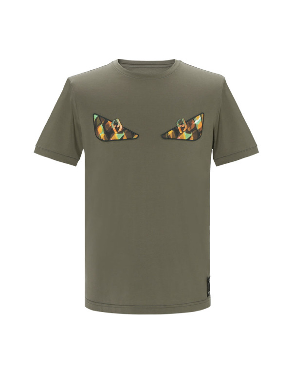 芬迪FENDI T恤 怪兽眼睛FY0894 男士T恤