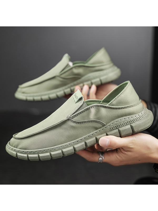 Ceen Bulled爆2022新款老北京雨伞布鞋一脚蹬透气男鞋套脚懒人鞋男士休闲板鞋