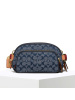 COACH\蔻驰 CHAMBRAY 男女通用款 中性款腰包单肩斜挎包 logo印花牛仔 26*14*7CM