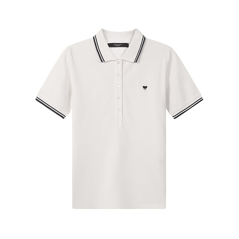 麦丝玛拉 Max Mara Weekend 女士棉质短袖POLO衫 59510327 MANCO