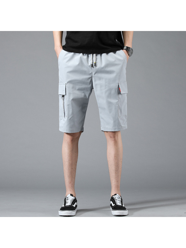 Ceba男马裤 休闲裤 男夏季 五分休闲裤 薄款 精神小伙 工装裤五分 潮