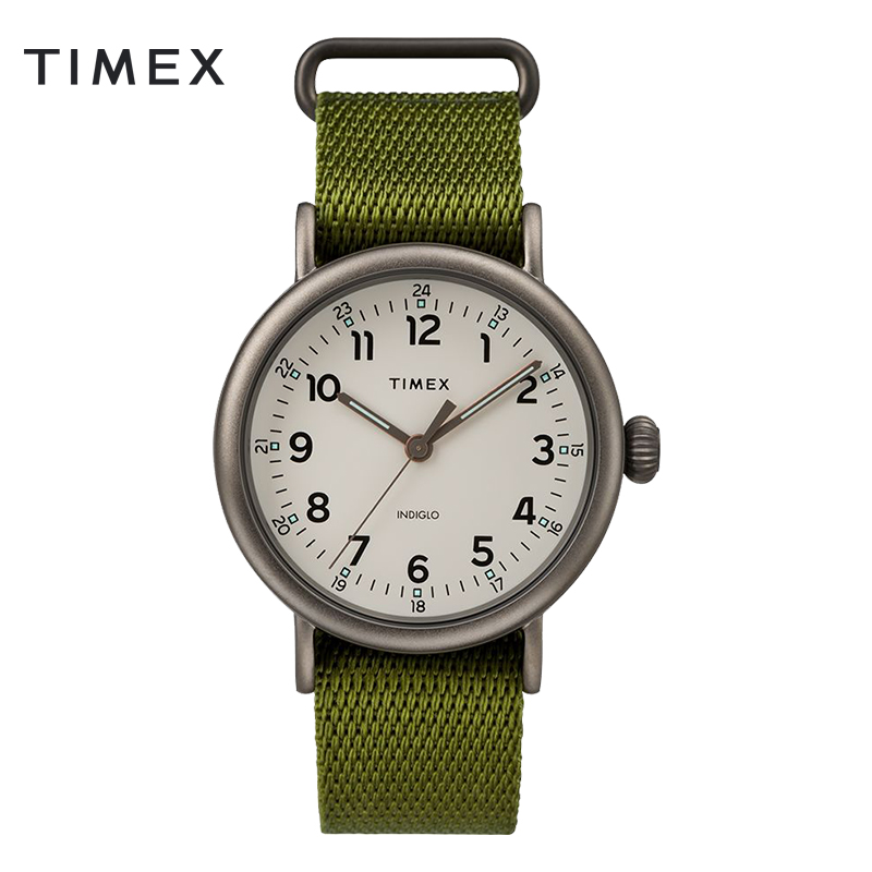 美国timex天美时手表standard系列ins潮流简约帆布复古夜光石英男士