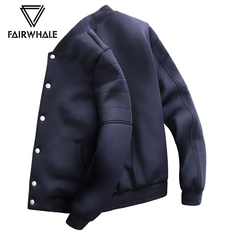 马克华菲夹克男2018春季新款韩版飞行员春秋棒球服男装上衣外套潮