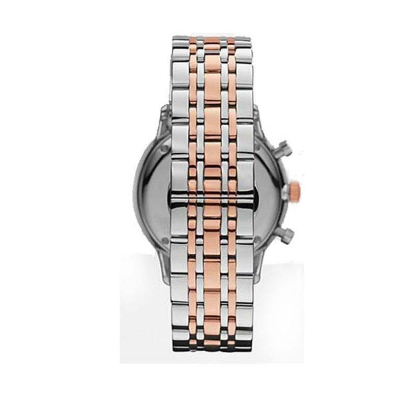 阿玛尼（Emporio Armani) 手表 石英表男士手表时尚多功能二眼计时男腕表 AR0399