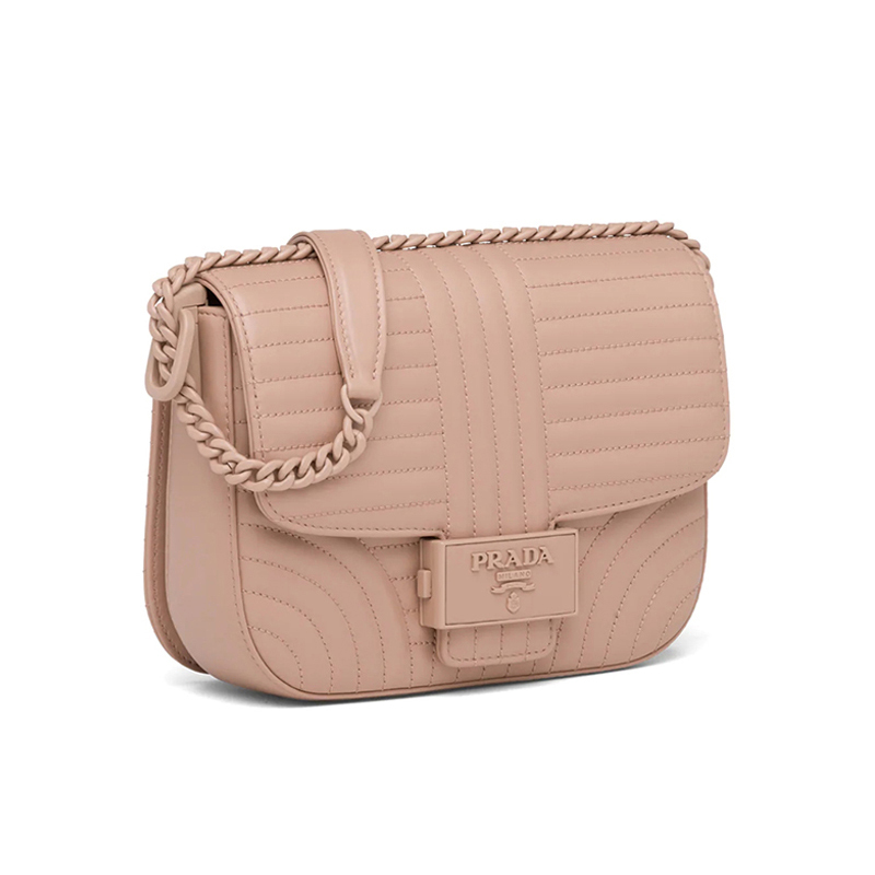 【预定】20春夏PRADA Diagramme 皮革单肩包1BD217 UUI 20.5*14*5CM