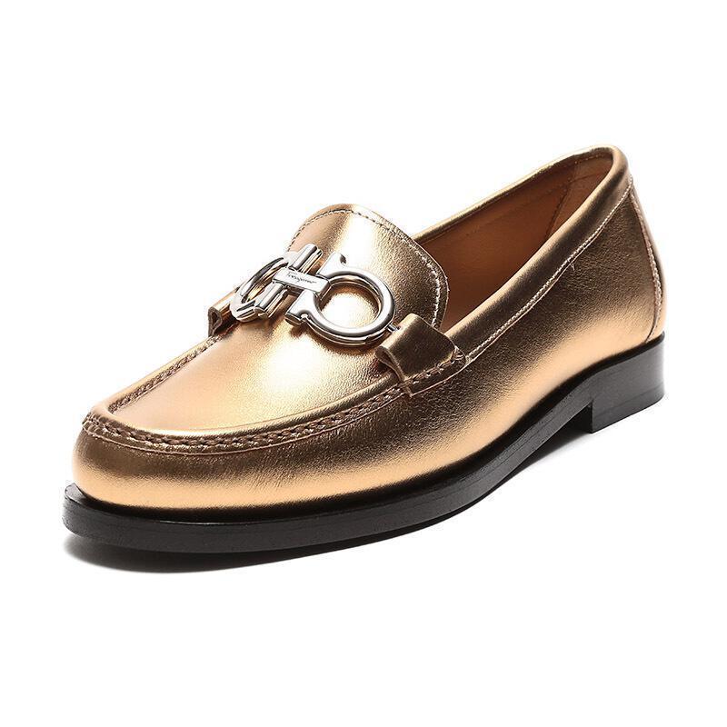 Salvatore Ferragamo 菲拉格慕 女士皮革休闲鞋 0693738