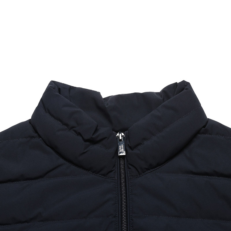 EMPORIO ARMANI 阿玛尼 男士 聚酯纤维鸭绒羽绒马甲8N1BQ1 1NLRZ