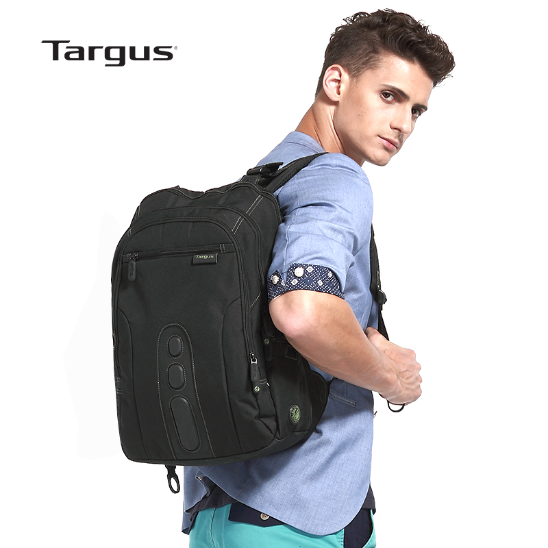Targus/泰格斯15/17寸电脑双肩包男背包书包防泼水时尚潮流通勤TBB013/TBB019