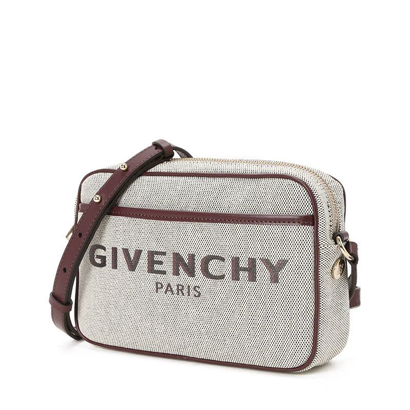 纪梵希GIVENCHY BDND 相机包 字母印字标帆布织物BB50F6B0XM金扣 女士单肩斜挎包图片