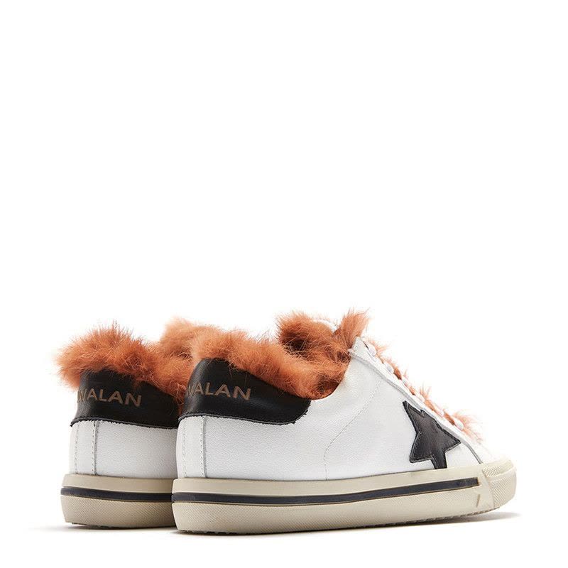 WIJI2017新款韩版潮流休闲鞋女学院风平底时尚系带单鞋子圆头板鞋图片