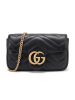 GUCCI 古驰 GUCCI女包 女士GG Marmont系列牛皮超迷你单肩链条斜挎包