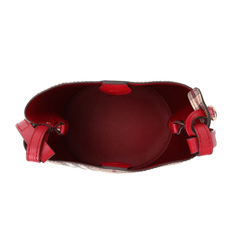 BURBERRY Lorne 经典格纹水桶包 小号 斜挎包图片