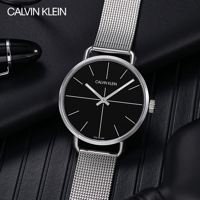 CK卡文克莱（CalvinKlein)手表Even系列时尚休闲商务石英男士手表K7B21121