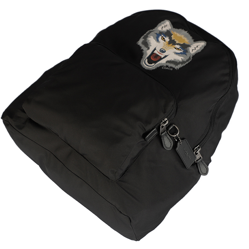 coach蔻驰双肩包男士折叠双肩背包帆布f31288qbm2