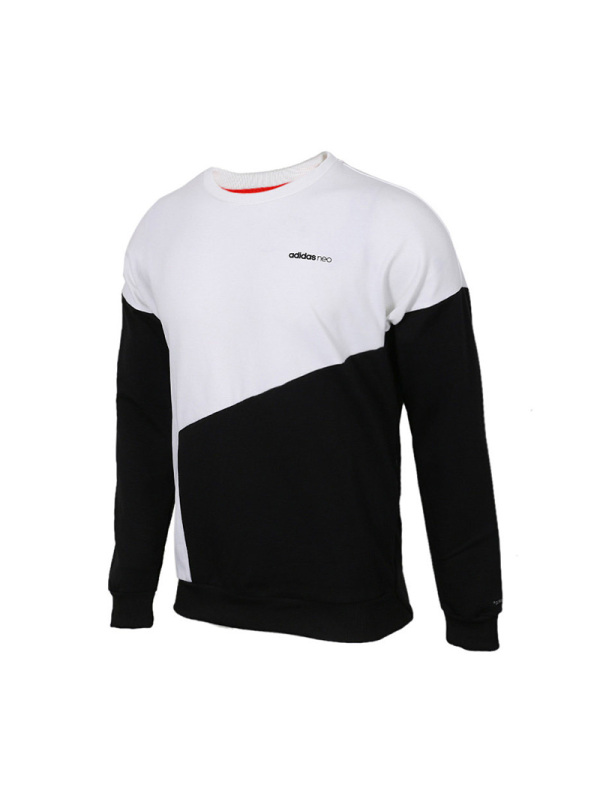 阿迪达斯（Adidas）neo男装运动上衣圆领加绒卫衣套头衫DM2171_0