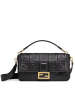 芬迪FENDI BAGUETTE 法棍包大号 FF标识FF压纹8BR771金扣 女士单肩斜挎包