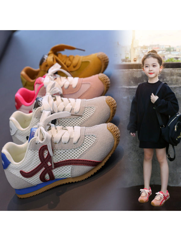 儿童运动时尚百搭单网阿甘鞋鞋2026年春夏季新款跑步鞋男女阿甘童