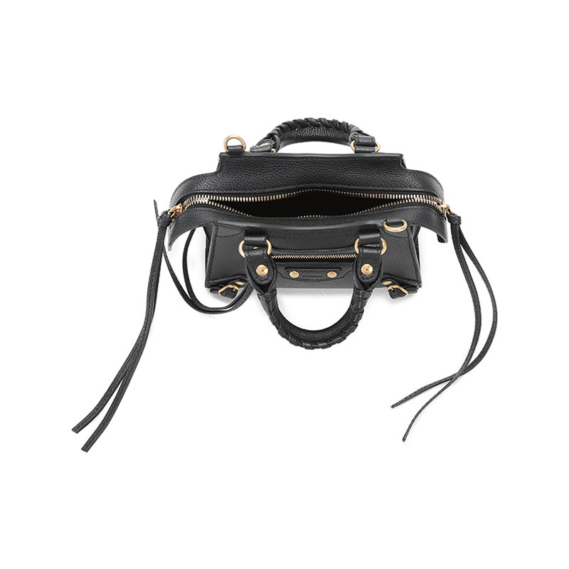 巴黎世家 BALENCIAGA 女士牛皮Neo Classic手提单肩斜挎包机车包638527 15Y41