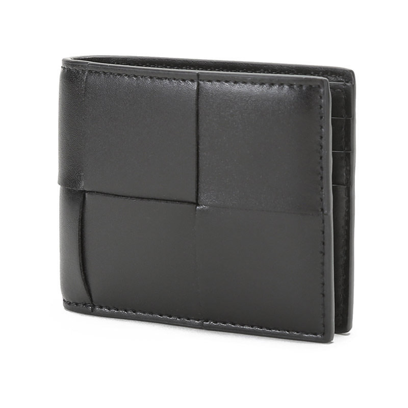 宝缇嘉 BOTTEGA VENETA BV 男士牛皮革编织Intrecciato短款钱包钱夹649603 VBWD2