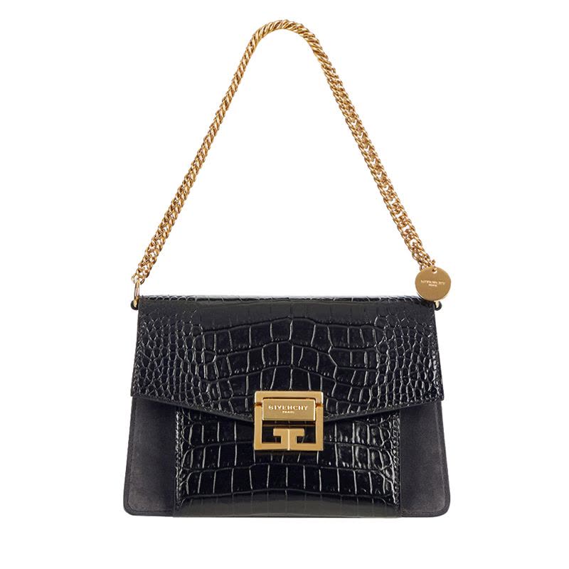 【预定】GIVENCHY/纪梵希 小号鳄鱼纹效果皮革包 BB501CB0LU图片