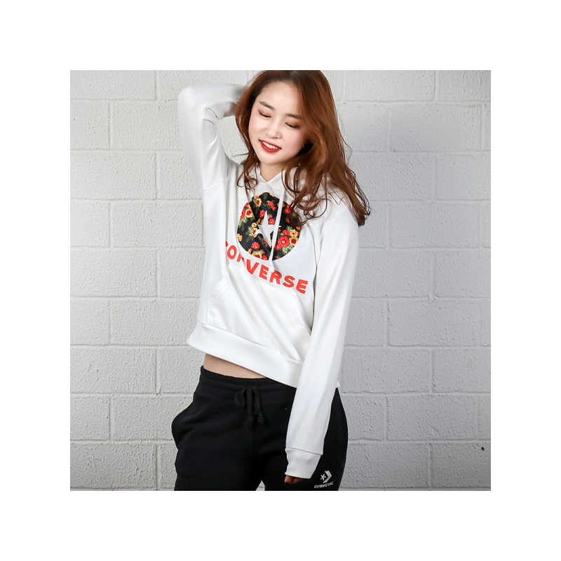 匡威女装2019春季新款运动服卫衣连帽休闲上衣套头衫10017331-A01