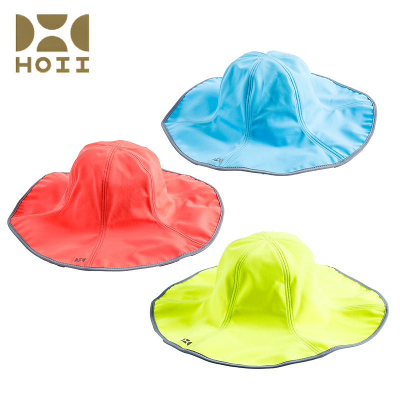 官方正品 后益hoii 范冰冰推荐 荷叶边花瓣帽遮阳帽大花瓣帽 红/黄/蓝三色