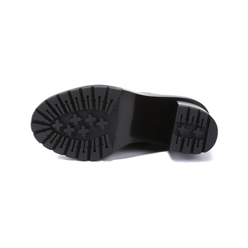 托里·伯奇 TORY BURCH TB女鞋 MILLER系列皮革双T LOGO高跟靴子马丁靴77289