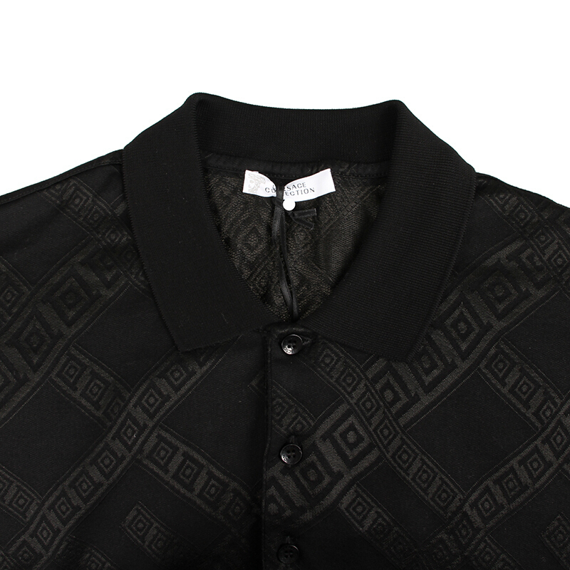 ERSACE 范思哲 奢侈品 男士翻领POLO衫 V800543 VJ00347 V4008
