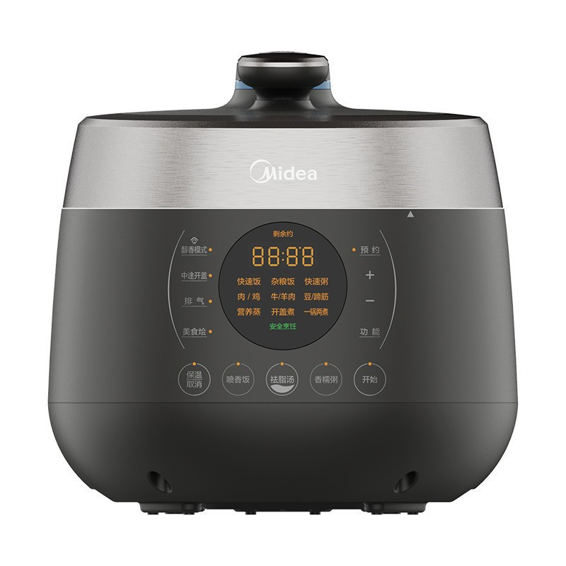 美的(midea)电压力锅MY-CYL5066一锅双胆养生脱油健康智能预约5L