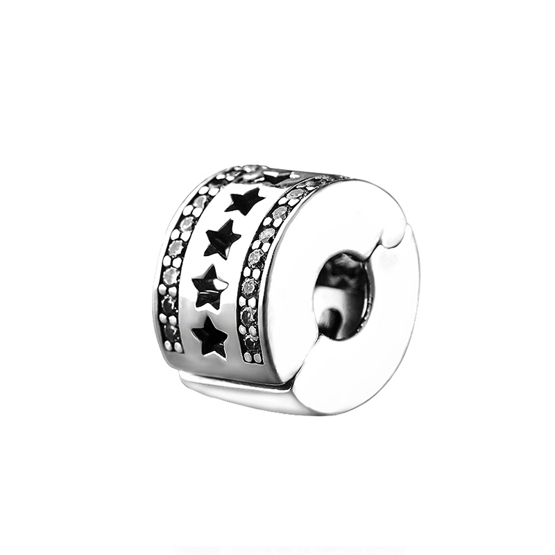 PANDORA潘多拉 星光熠熠 925银固定夹 796381CZ