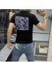 欧洲站Polo衫男短袖潮青年休闲丝光棉T恤欧货冰丝男半袖上衣