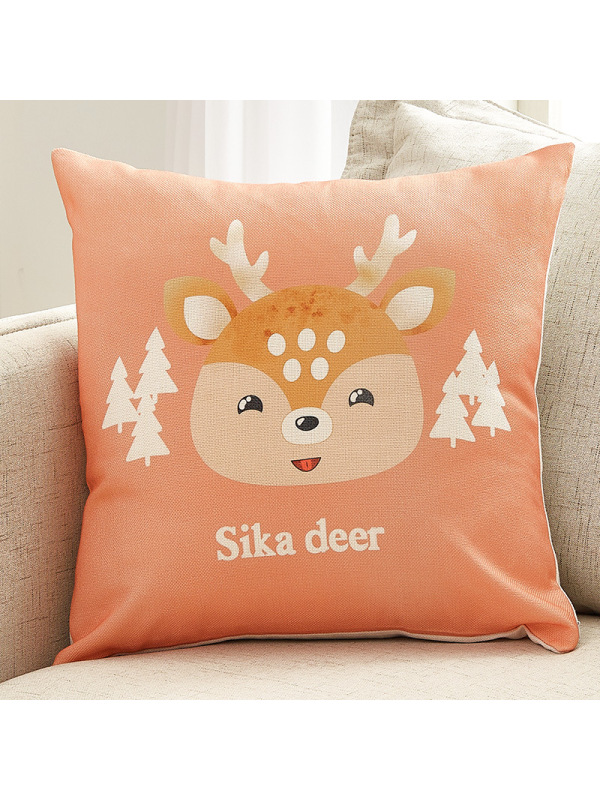 Ceba加厚亚麻布艺抱枕客厅大号靠垫沙发办公室床头靠枕腰枕简约靠背套