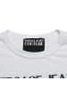 范思哲 VERSACE JEANS COUTURE 男士宽松版棉质圆领短袖T恤72GAHT21 CJ00O