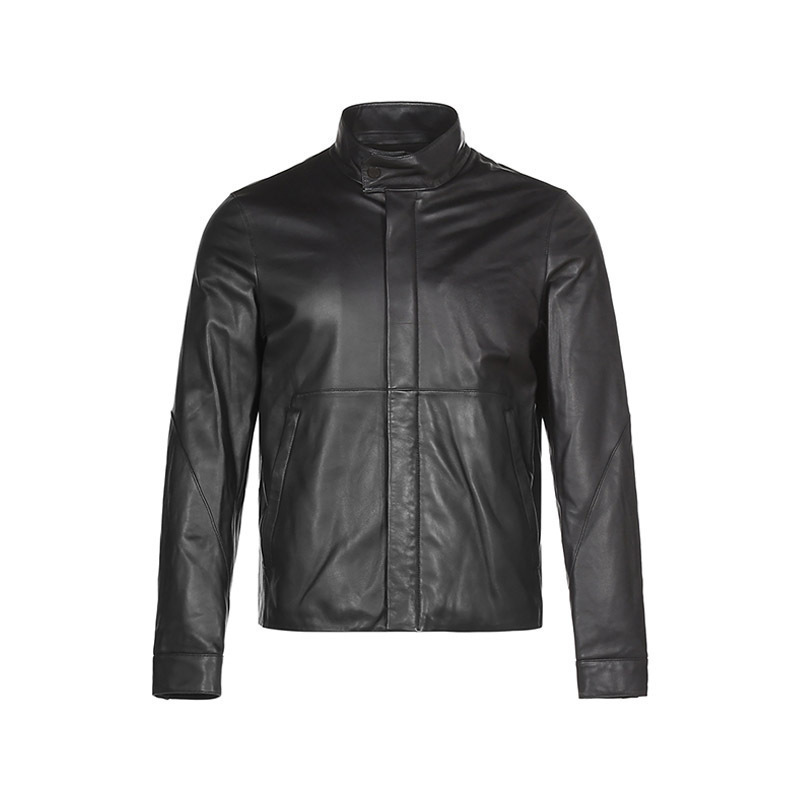 杰尼亚Z ZEGNA 男士羊皮革薄款夹棉皮衣夹克VY070 ZZ922参数配置_规格_