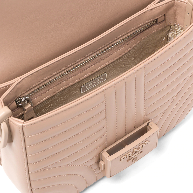 【预定】20春夏PRADA Diagramme 皮革单肩包1BD217 UUI 20.5*14*5CM