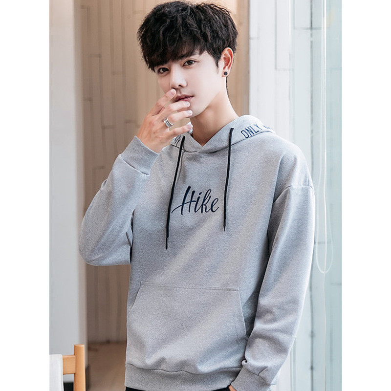 庄吉 2019春秋季新款卫衣男韩版潮流宽松连帽潮牌套头衫JU-ZL-96601