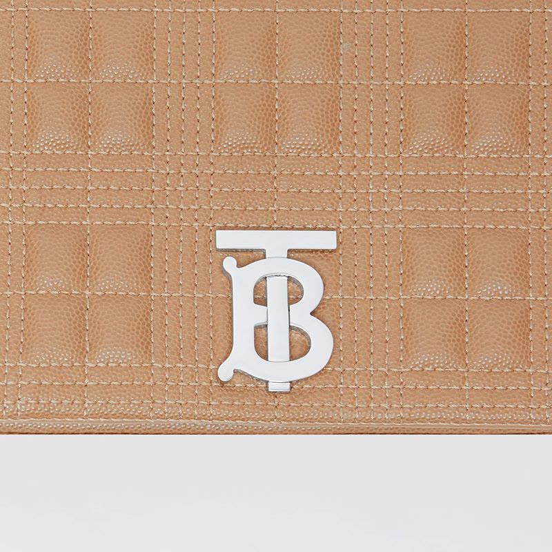 【预定】BURBERRY/博柏利 Lola - 小号绗缝粒纹皮革单肩包萝纳包 23*6*13CM图片
