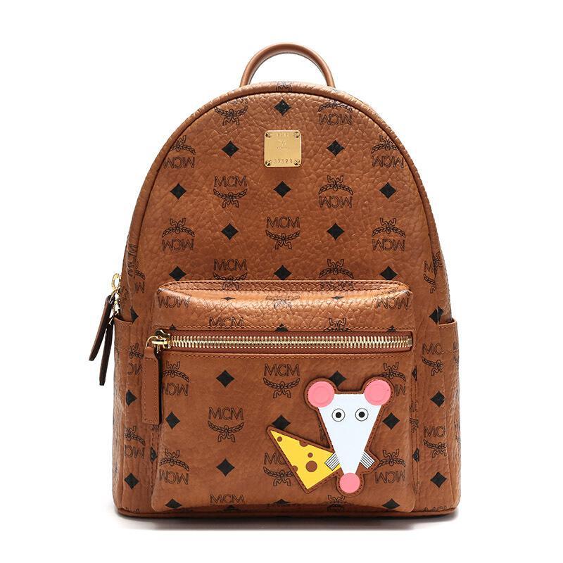 mcm男女中性款涂层帆布stark双肩包mwkasve07视频