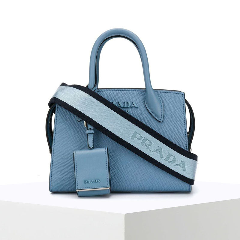 预订 20春夏款PRADA Saffiano 皮革手袋1BA269 NOO 22*16.5*11.5CM