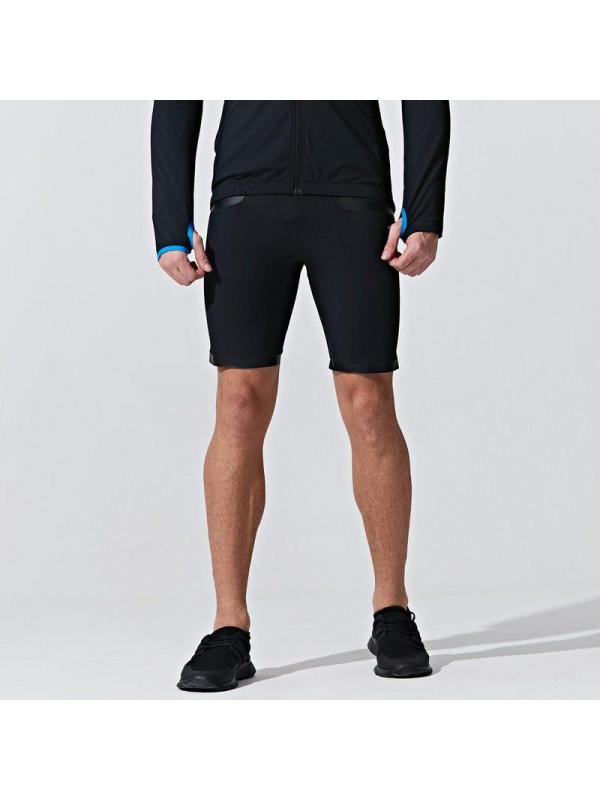 七匹狼骑行裤男士健身瑜伽运动短裤休闲户外跑步弹力透气五分裤