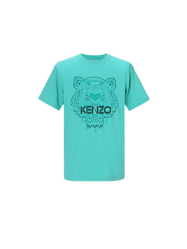 高田贤三KENZO Tiger 男士T恤FA55TS0714V6 湖蓝色 XL