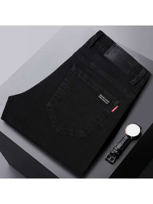 弹力牛仔裤工作男裤子电焊汽修机修上班工地工人耐磨宽松干活耐脏