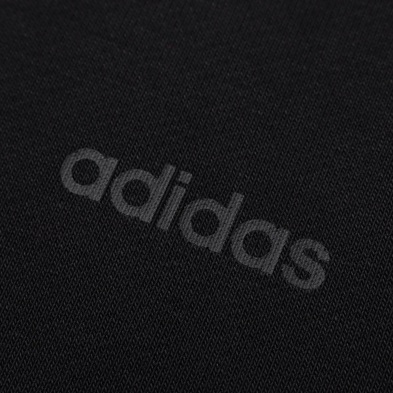 adidas阿迪达斯NEO女装黑色连帽运动休闲外套DM2056 2XL DM2056黑色
