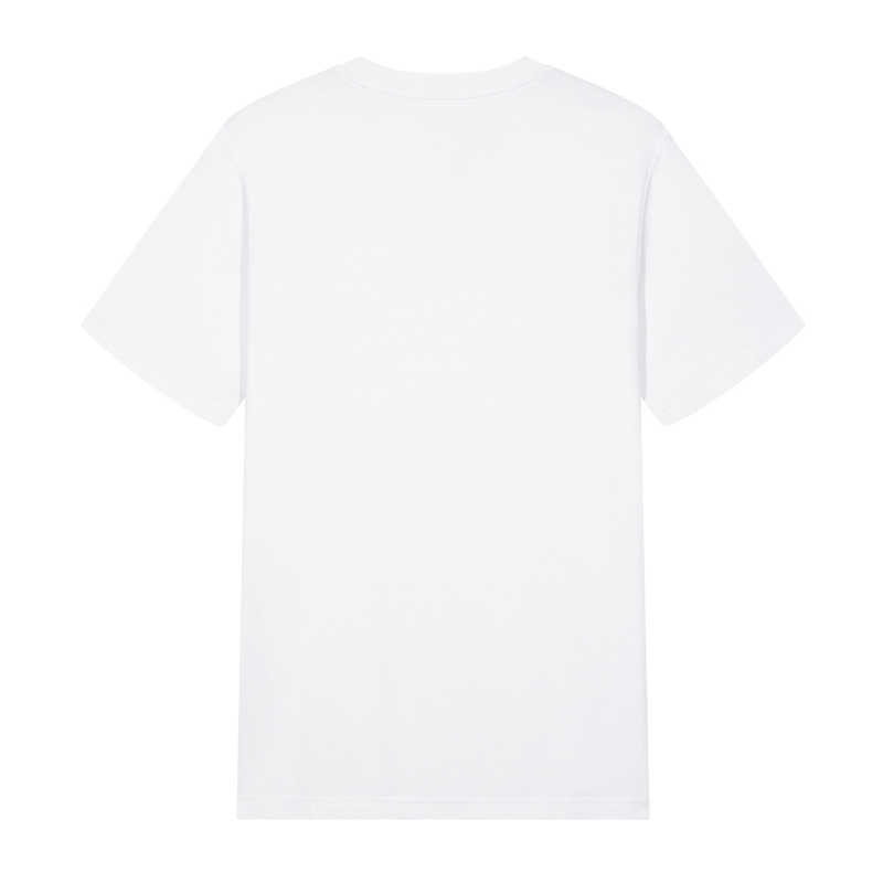 gxg男装 夏季男士时尚青年韩版帅气港风休闲潮流白色圆领短袖t恤