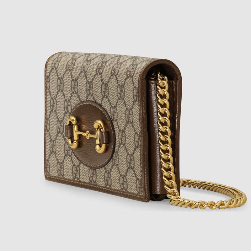 【预定】GUCCI 1955 马衔扣链带钱包621892 19*10*4CM图片