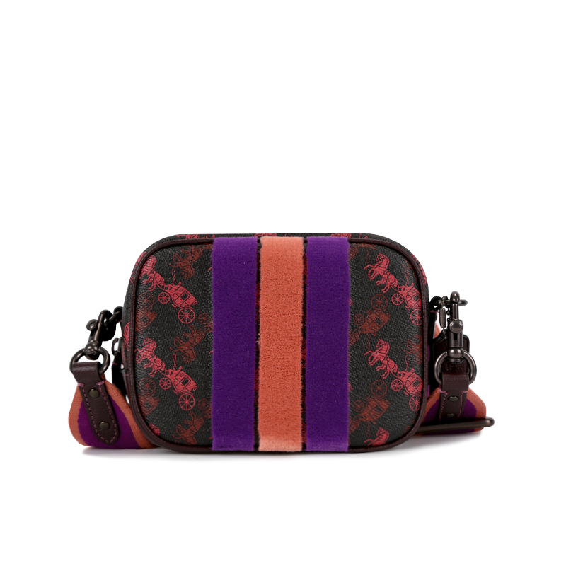 蔻驰coach奢侈品专柜款女士单肩包时尚休闲马车图腾相机包单肩包79368