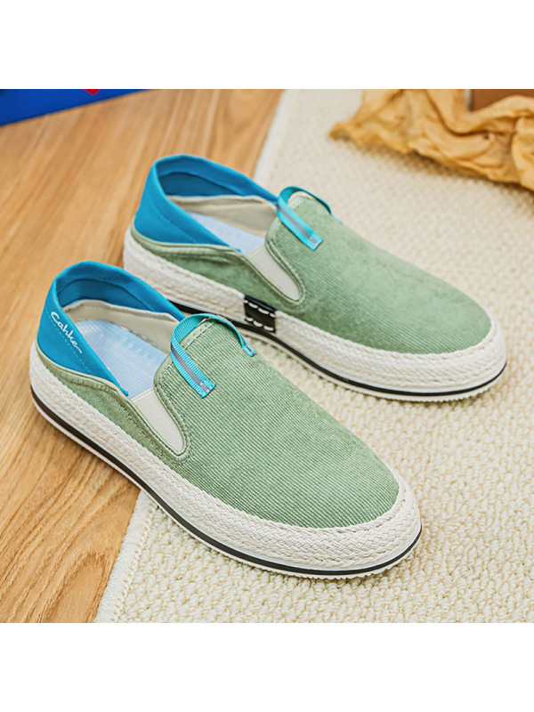 四季可穿男士2025年休闲舒适透气潮流时尚百搭日常新款男士布鞋